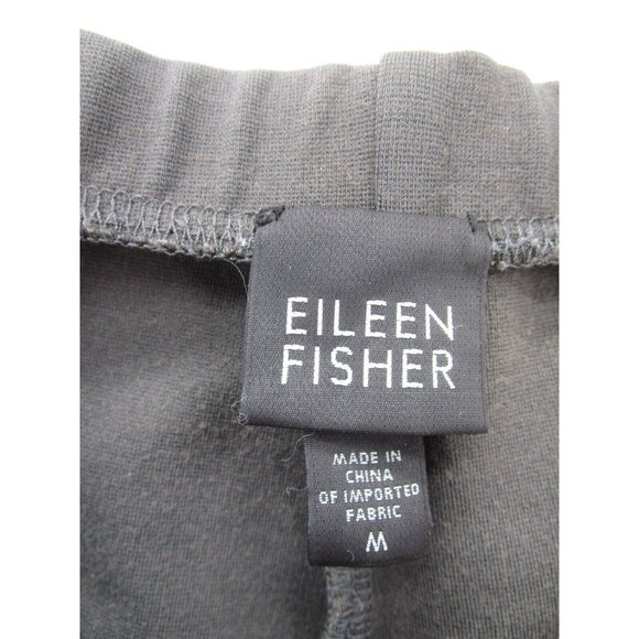 Eileen Fisher Pants Medium Pull On Leggings High Rise Knit Casual * - Picture 7 of 9